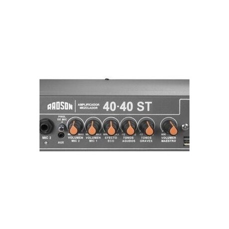 40-40 St Amplificador Mezclador 40+40w Radson