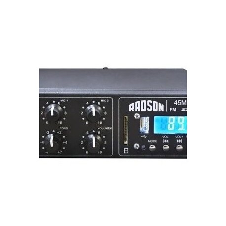 45musb/st Amplificador 20w Usb/sd/fm/bluetooth Radson